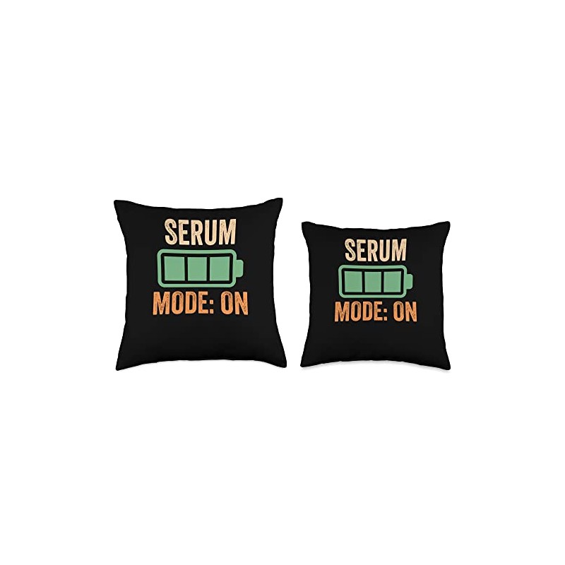 Serum Is My Happiness Serum Mode On, Crypto Throw Pillow,