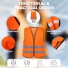 Romon High Visibility Vests for Car, Pack of 3 High