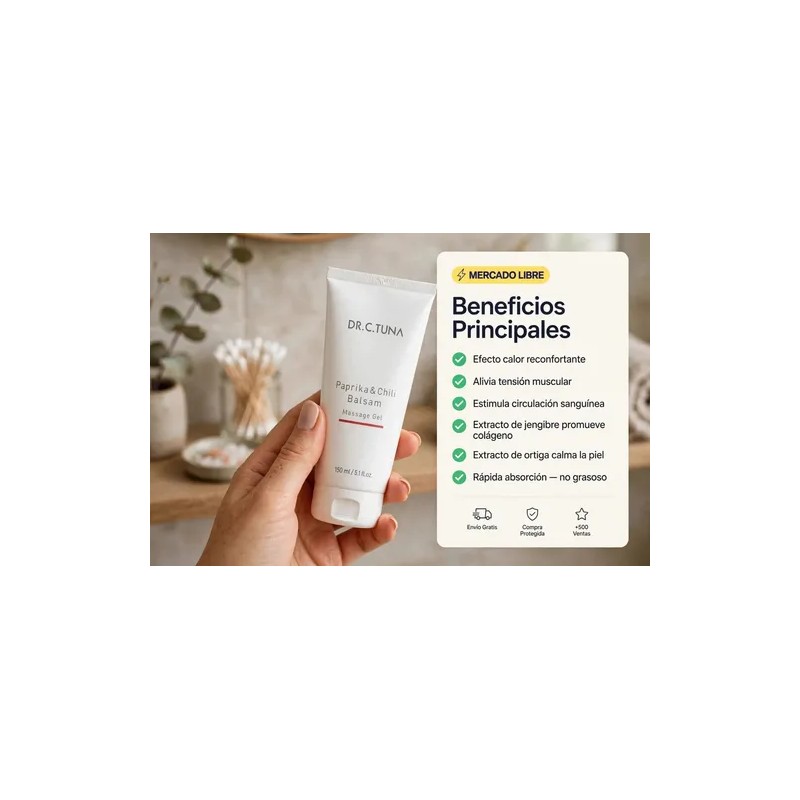 Gel De Masaje Paprika Chili Flacidez Y Celulitis 150ml
