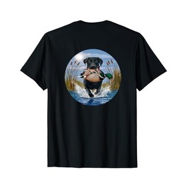 Black Lab Labrador Hunting Ducks Waterfowl Yellow lab T-Shirt