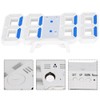 3D Digital LED Wall Clock Alarm Number Time Display USB