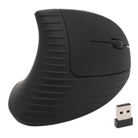 Wireless Vertical Mouse 2.4G Adjustable DPI Rechargeable Right Handed Ergonomic Mouse with USB Adapter for Laptop PC