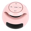 Bluetooth Clock Speaker Round Small Support Memory Card Wireless Alarm