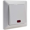 Socket Switch System, Milos Matt White Flush-Mounted Sockets, Switch Frame