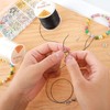 Bead Cord Crystal Elastic Stretchy Bracelet String, 2Pcs Elastic String