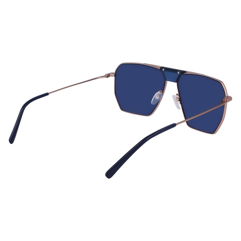 Karl Lagerfeld Unisex Sunglasses, 718 Matte Amber Gold