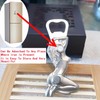 Bottle Opener Metal Fridge Magnet Beer Opener for Home Party