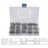 180pcs M3 M4 M5 M6 Stainless Steel Flat Head Self