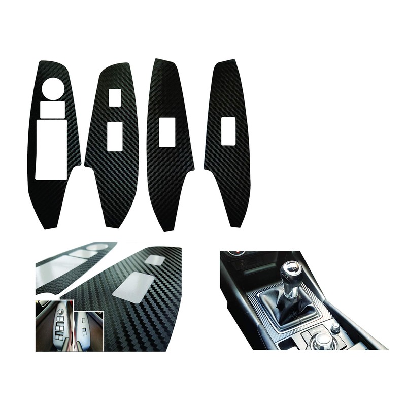 HG Accesorios Kit Completo Sticker Compatible con Mazda 3 2017