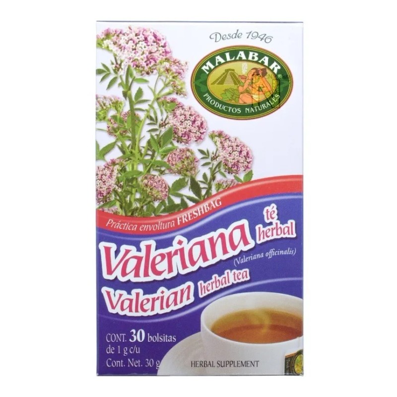 Té De Valeriana 30 Bolsitas Greenside Malabar