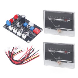 VU Meter High Accuracy Adjustable Backlight Power Amplifier Level Meter with Driver Board for DIY Home Sound