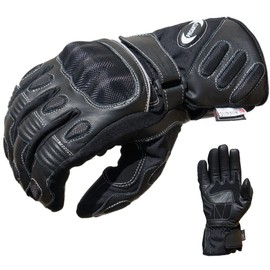 PROANTI Motorcycle Gloves Winter Rain Touring Motorcycle Gloves (L)
