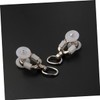 Levemolo 20pcs Curtain Track Gliders Double Wheel Rollers for Smooth