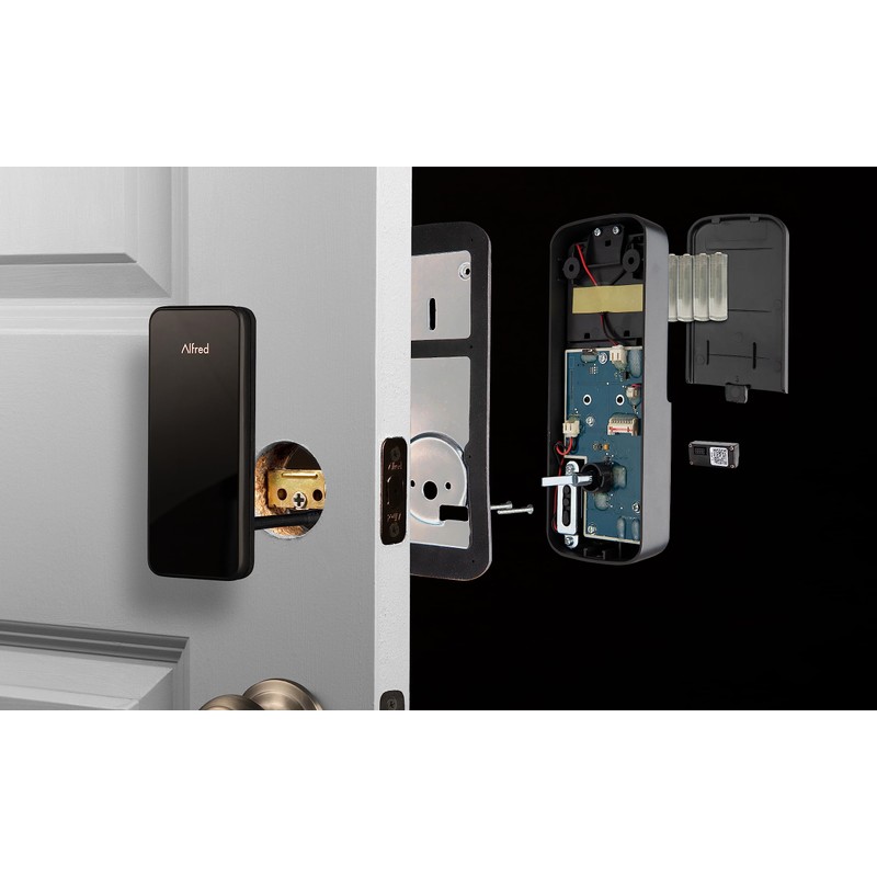 Alfred Touchscreen Smart Keypad Pin Door Lock Combo with Wi-Fi