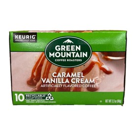 Green Mountain Caramel Vanilla Cream Coffee Keurig K Cups 10 ct  3.3 oz