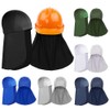 6 Pack Summer Hard Hat Liner with Sun Shade Ice