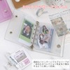 ISHR Seal Notebook, Transparent, M5 Binder, Sticker Notebook, Removable, Clear