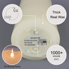 TECHLONG 10" x 4" Large Flameless Candles with Remote Timer,