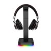 RGB Headphones Stand Dual USB Interface Headphone Holder Earphone Display