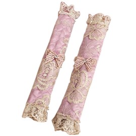 Luxury Lace Embroidery Refrigerator Fridge Door Handle Cover Handles Protector, 07