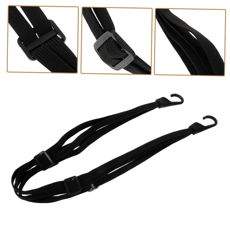 ULTECHNOVO 2pcs High Elastic Bungee Tie Down Straps with Dual
