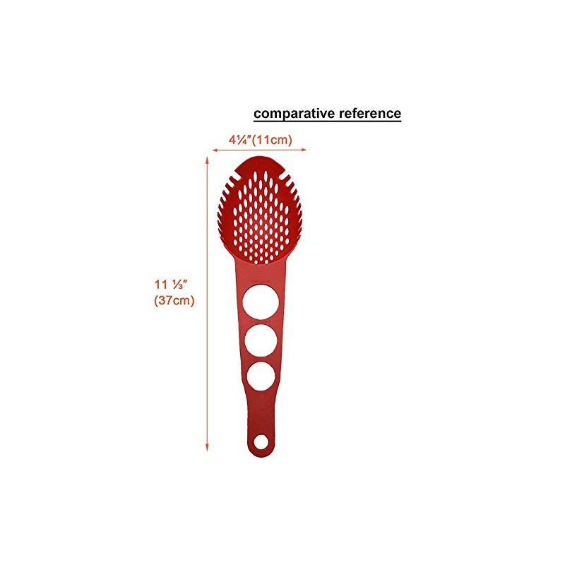 Yuemsh Nylon Spaghetti Server Non-Stick Pasta Fork Slotted Spoon Food
