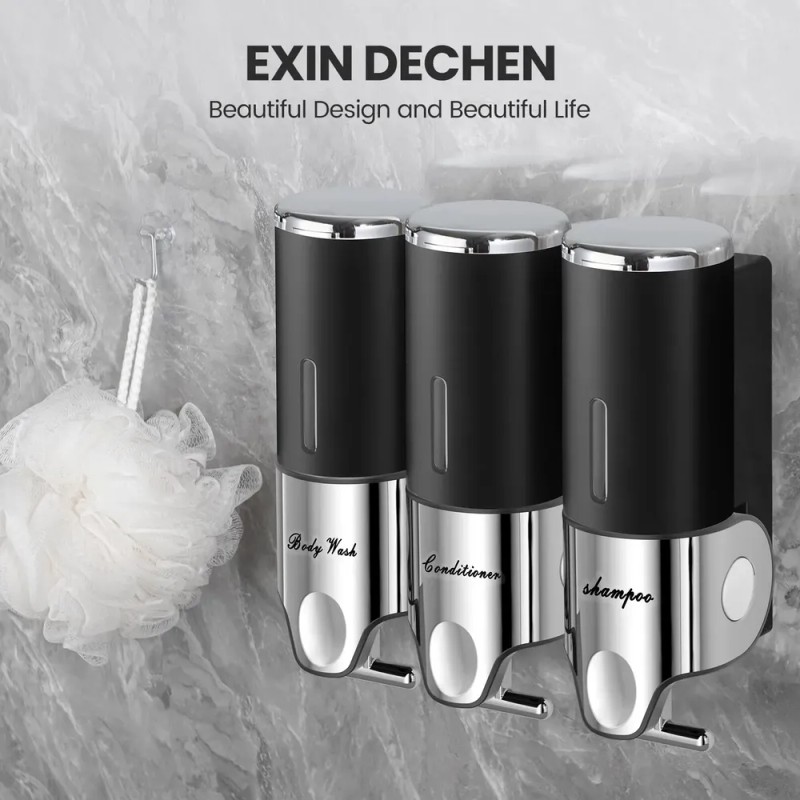 Dispensador De Champú, Acondicionador Y Gel De Baño Exin Dec