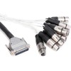 Pro Co DA88XF-1.5 - Analog DB25-XLRF Patch Snake, 1.5 Feet