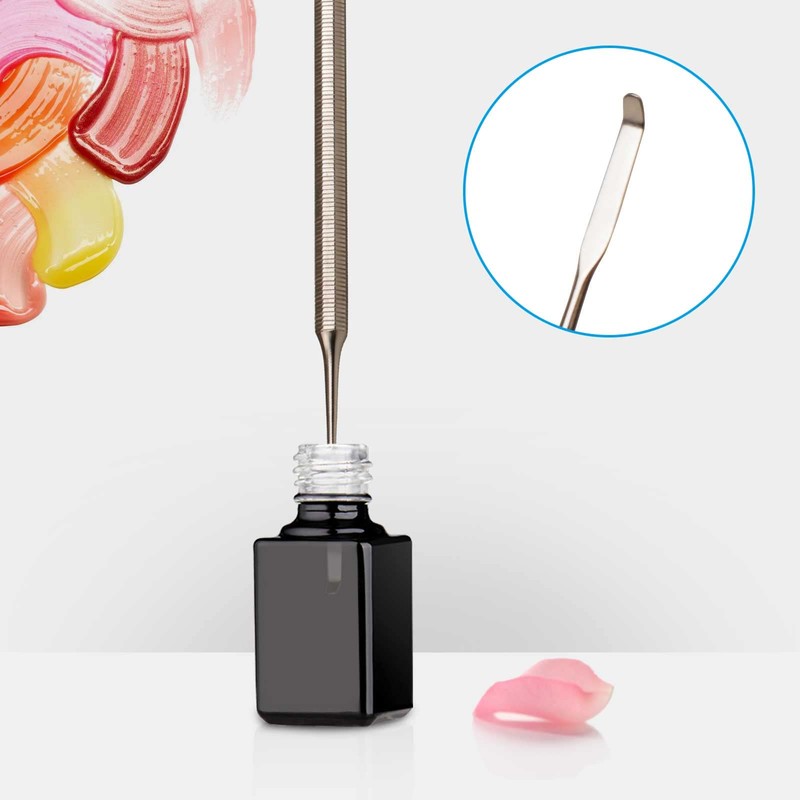 Makeup Spatula-Osinee 2PCS Professional Stainless Steel Cosmetic Makeup Spatulas &