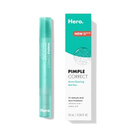 Hero Cosmetic Acne Correction Removal Gel Pen - Maximum Strength 2% Salicylic Acid Skin-Tested Formula for Current and Future Acne (1 Count) / 히어로 코스메틱 여드름 교정 제거 젤 펜 - 최대 강도 2% 살리실산 현재 및 미래의 여드름에 대한 피부 테스트 포뮬러 (1 카운트)