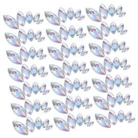 LALAFINA Elegant Acrylic Rhinestones Pcs Flatback Gems Horse Eye Shape for DIY Crafts