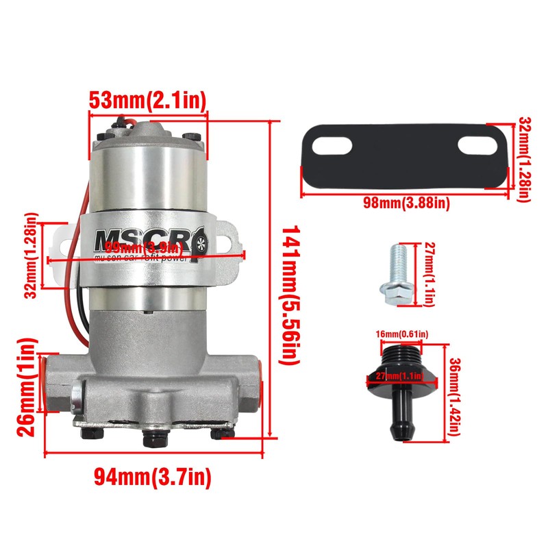 110 GPH Electric Fuel Pump 14 PSI 3/8" NPT Replaces