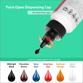 Bakerpan Chocolate Brown Gel Food Coloring for Baking, Brown Food Coloring for Royal Icing, 2 Ounce Food Dye Coloring for Baking and Frosting (Made in USA)