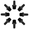 sourcing map Barb Drip Pipe Connector 1/2 BSPT Male Thread