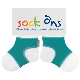 Sock Ons Sock Holder Baby Socks Small 0-6 m Turquoise, turquoise