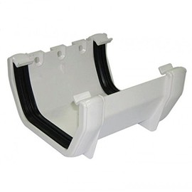 FLOPLAST 114mm Square Union Gutter Bracket - White