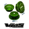2013-2017 VMS Racing Mmagnetic Fuel Cap in Green Anodized Billet