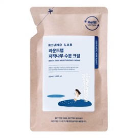 Inner Moisture Cream Refill Round Wrap Birch Moisture Cream 50ml Refill Pack / 속수분크림리필 라운드랩 자작나무 수분 크림 50ml 리필팩