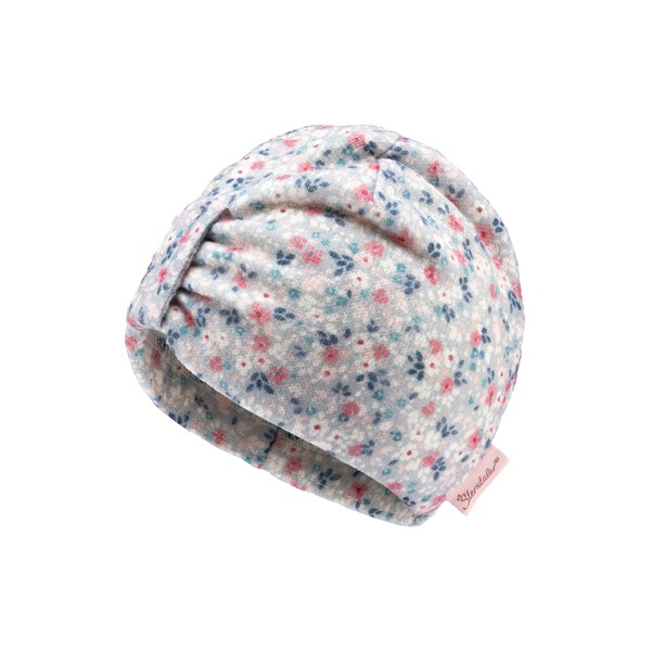 Sterntaler Beanie Hat in Melange Look with Subtle Stripes -