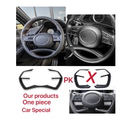YOUTOOCAR - Funda de volante de fibra de carbono compatible con Hyundai Sonata 2021-2023 Hyundai Sonata N Line Accesorios