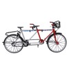Bicycle Model Tandem Bicycle 1/10 Simulation Bike Detachable for Boys