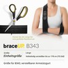BraceUP Adjustable Arm Sling - Arm Holder with One Hand