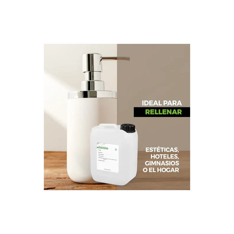 Jabón Liquido Corporal a Granel Biodegradable Vegano con Aceite de
