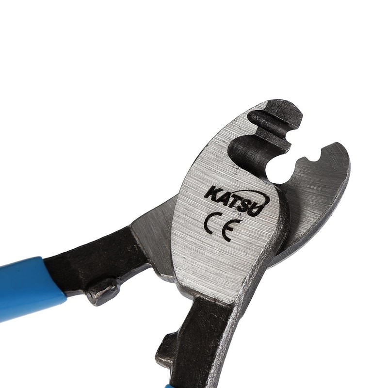 KATSU Cable Cutter Wire Stripper 210mm (8"), Heavy Duty Cutting