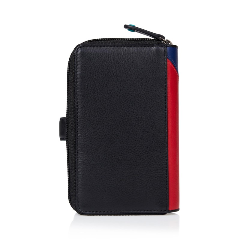 VISCONTI Bifold Leather Women's Purse Colorado Combination Leather Multicoloured Purse
