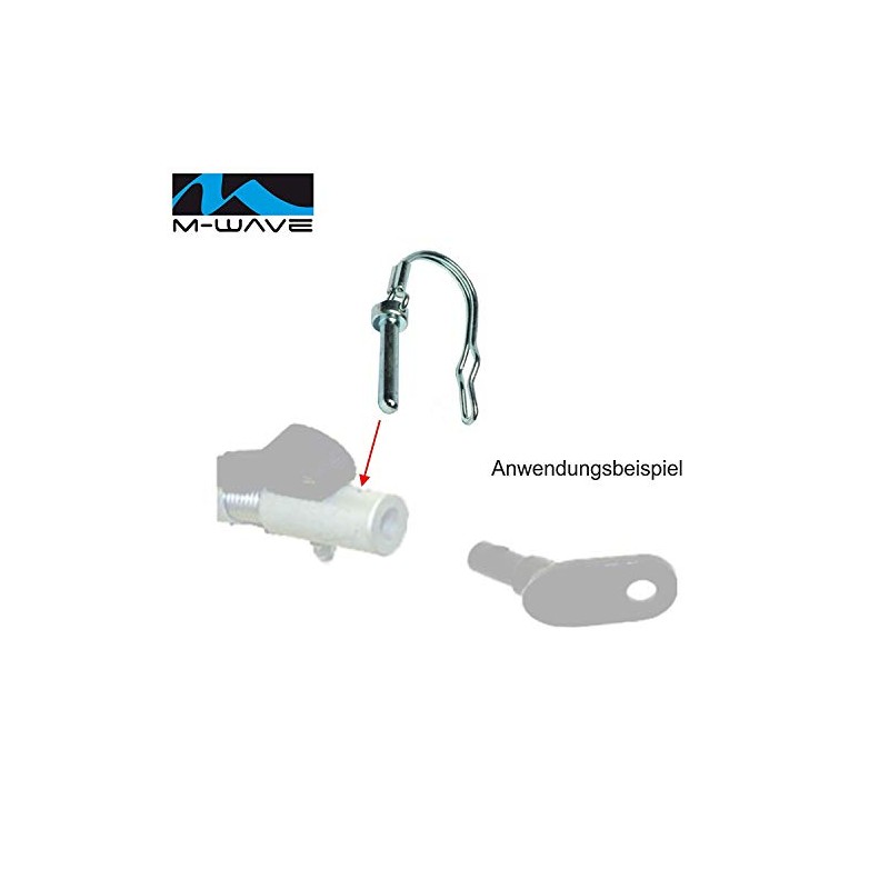 M-Wave Safety Cotter Pin for Bicycle Towing Hitch