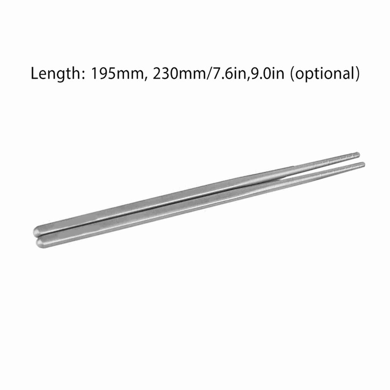Pure Titanium Chopsticks Hollow Chopsticks Outdoor Tableware Camping Chopsticks