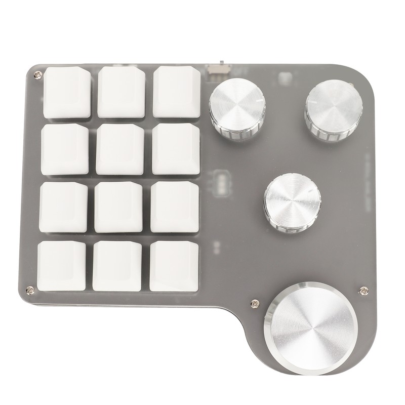 Blue Switch Keyboard USB C BT 2.4G Wireless Mini RGB