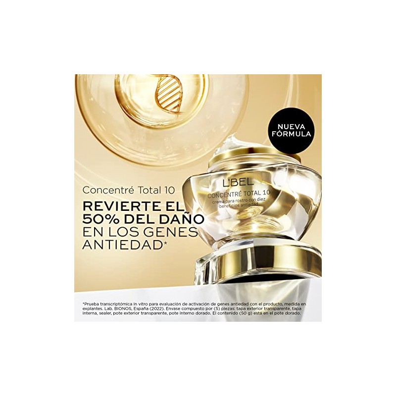 L'BEL - Kit Concentré Total Crema Antiarrugas 50g y Sérum