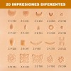 Juego De 20 Troqueles Para Grabado Artesanal En Cuero
